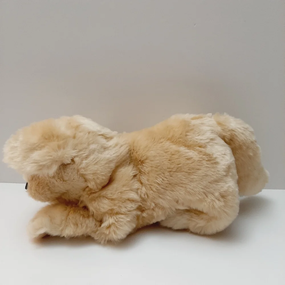 🍒 FOLKMANIS Golden Retriever Puppy Dog Hand Puppet Plush Soft Kids Toy - Picture 7 of 16